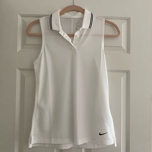 Nike sleeveless golf polo